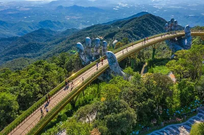 Ascend to Wonder: Ba Na Hills & Golden Bridge Adventure from Da Nang/Hoi An