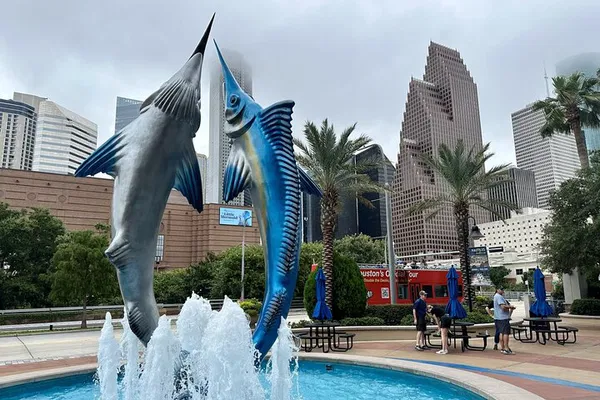Houston Double-Decker Tour & Aquarium Adventure