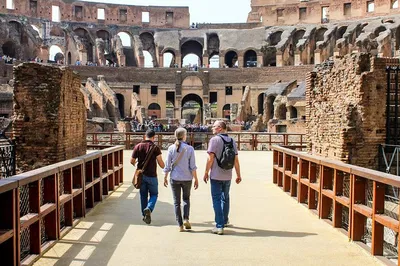 Step into the Gladiator's World: Colosseum Arena Floor Tour