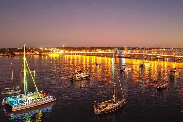St. Augustine Nights of Lights: Sunset Sail with Music & Drinks!