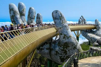 Scenic Private Car Journey: Hue to Hoi An via Hai Van Pass & Golden Bridge