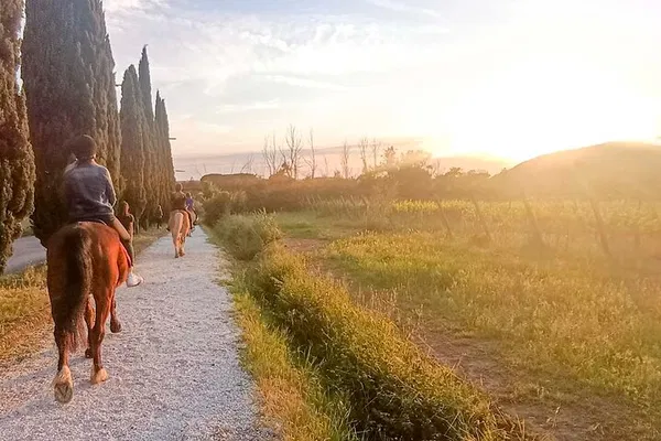 Tuscan Beginner's Ride: Horseback & Aperitivo Adventure near Pisa