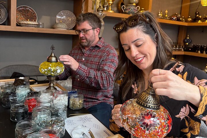 Mosaic Lamp Workshop: Craft Your Istanbul Souvenir