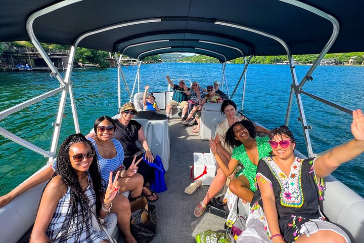 Lake Austin Boat Tour: Shaded Sightseeing Adventure!