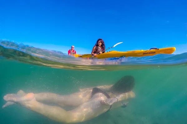 Gentle Kayak Adventure: Discover Split Apple Rock's Charm