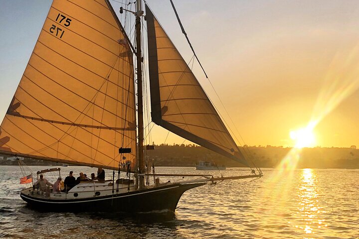 San Diego Sunset Sail: Beer & Wine on Vintage Yacht