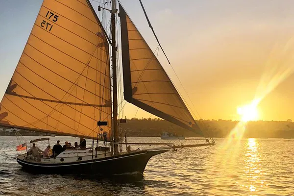 San Diego Sunset Sail: Beer & Wine on Vintage Yacht