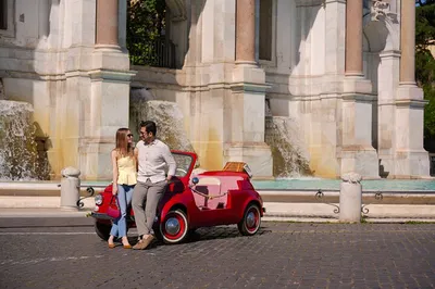 Rome Vintage Fiat Tour: Photoshoot & Hidden Gems