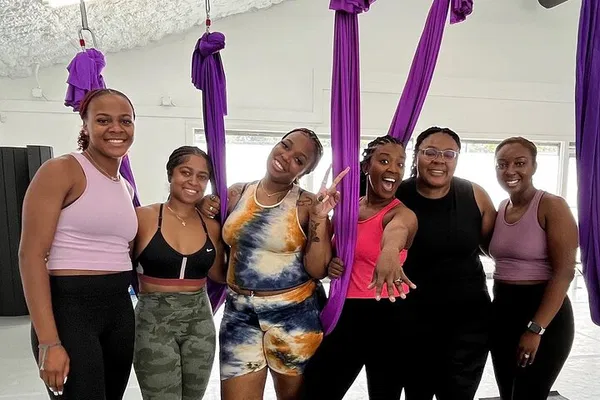 Unwind & Elevate: Aerial Yoga in Savannah with Expert KT