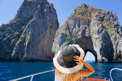 Capri & Blue Grotto Boat Tour from Sorrento