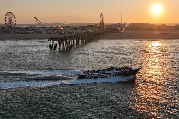 Sunset Thrills: Ocean City's Sea Rocket Dolphin Cruise!
