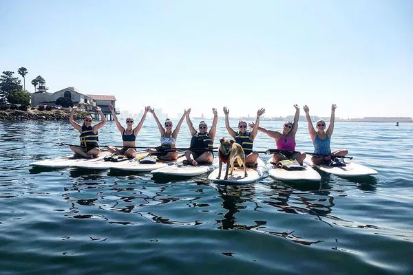 Glide into Bliss: SUP Adventures at Liberty Station Park!