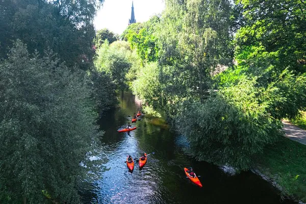 Oslo's Urban Kayak Adventure: Explore Akerselva River & Fjord