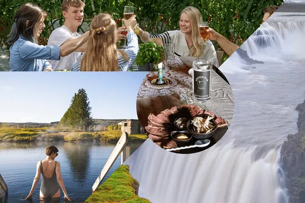 Unveiling Iceland's Treasures: Golden Circle, Fridheimar & Secret Lagoon Adventure