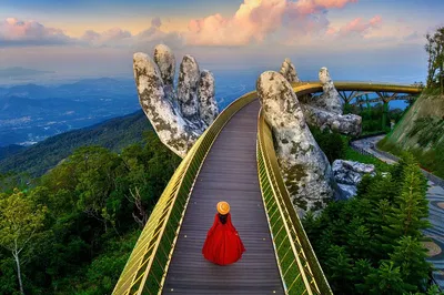 Ba Na Hills Ticket: Golden Bridge & Fantasy Park