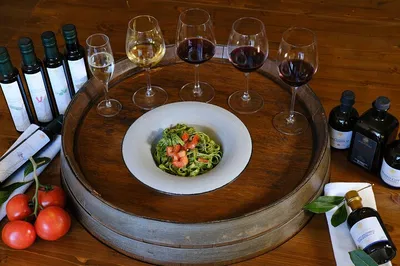 Tuscan Wine & Olive Oil Tasting with Farm Meal