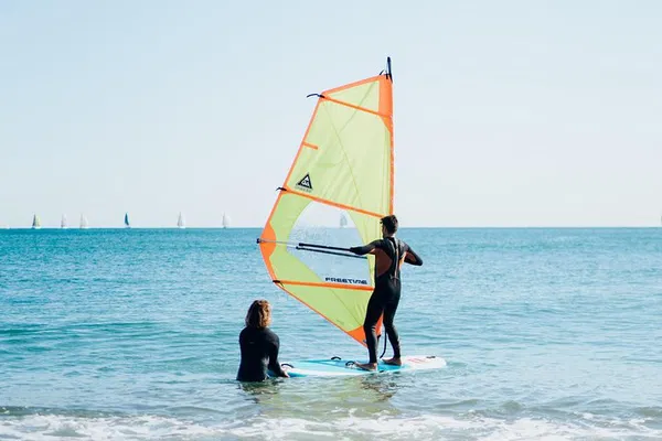 Barcelona Windsurf Adventure: Ride the Waves with a View!