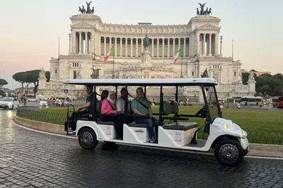 Glide Through Rome: Exclusive Golf Cart Tour of Ancient Wonders