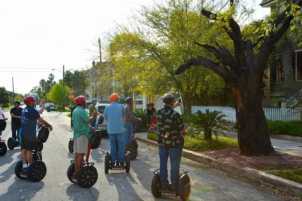 Galveston's Arboreal Art: Segway Through Sculpted Trees!