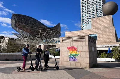 Glide Through Barcelona: An Electric Scooter Adventure!