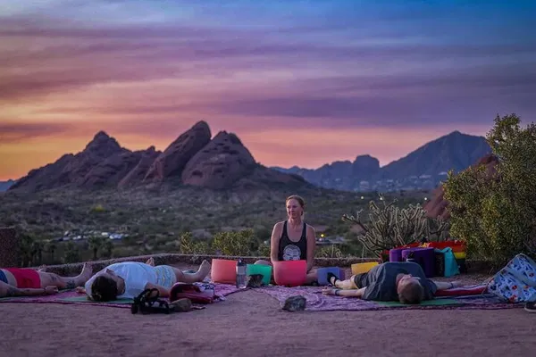 Phoenix Sound Meditation Under Desert Stars