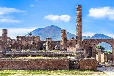Unearth History: Pompeii & Vesuvius Small Group Adventure from Rome
