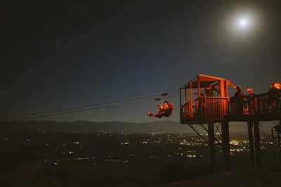 Moonlight Zipline Adventure: Soar Through Santa Ynez Valley!