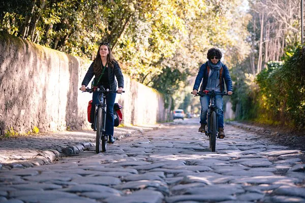 Rome's Ancient Wonders: E-Bike & Catacombs Adventure!