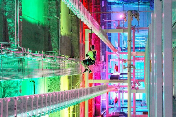 New Haven's It Adventure: Indoor Ropes Course Thrills!