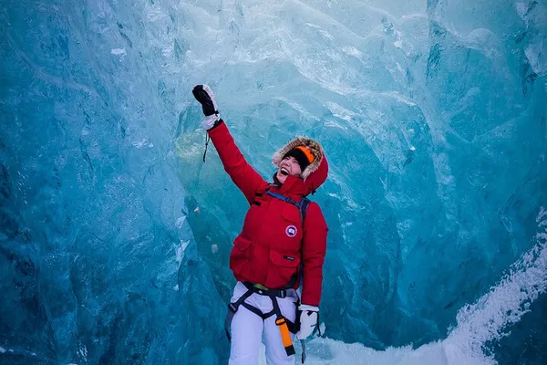 Glacier Hike & South Coast Waterfalls Day Trip