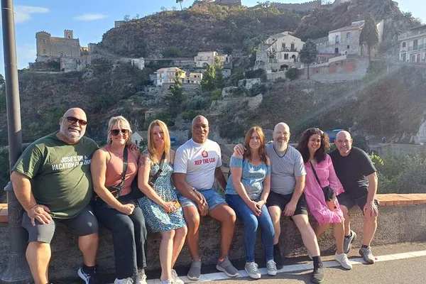 Sicilian Godfather Tour: Explore Savoca, Taormina & Coastal Views