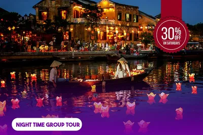 Hoi An Night Tour: Lanterns, Bridge & Hidden Gems!
