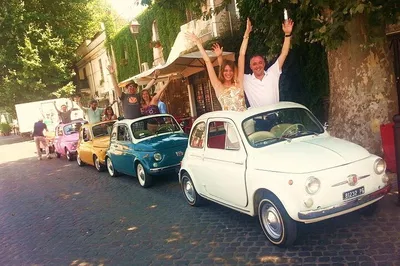 Vintage Fiat 500 Adventure: Explore Rome's Hidden Gems