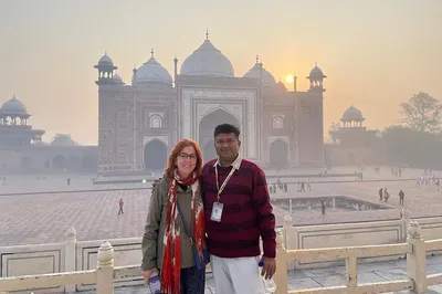 Unveiling Agra's Majesty: Taj Mahal Express with Expert Guide