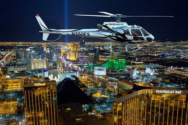 Las Vegas Night Helicopter Tour with Optional VIP Ride