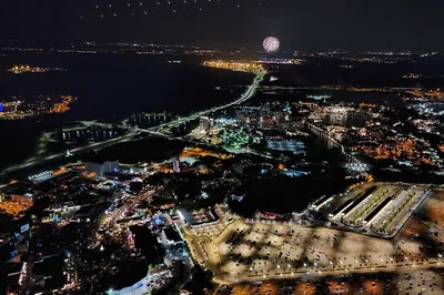 Orlando's Dazzling Heights: Premier Fireworks Helicopter Tour!