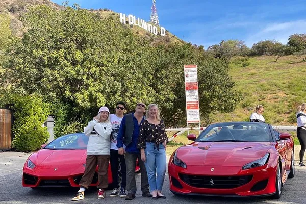 Hollywood Sign Ferrari Tour: Drive & Photoshoot!