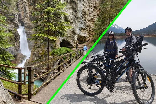 eBike & Hike Banff's Johnston Canyon: Small Group Tour