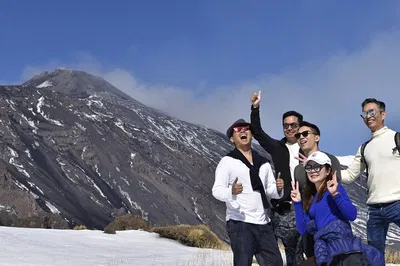 Uncover Etna's Secrets: Trekking Adventure in Valle Bove & Lava Tunnels