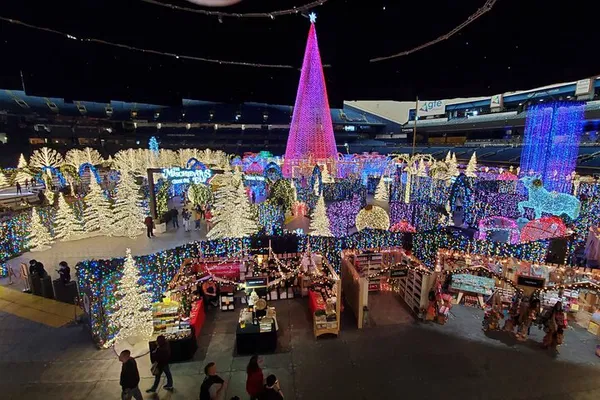 Xmas Lights! Choctaw Stadium Holiday Fun