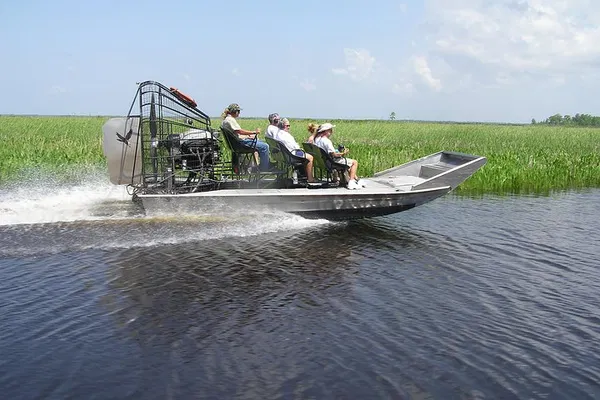 Bayou Adventure: Thrilling Airboat Ride with New Orleans Transport