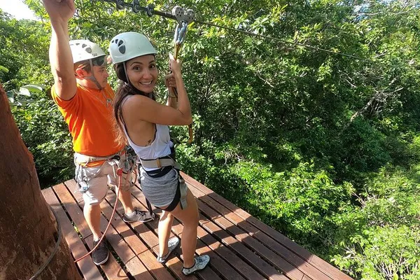 Tulum: Selva Maya Zipline, Rappel & Cenote Adventure