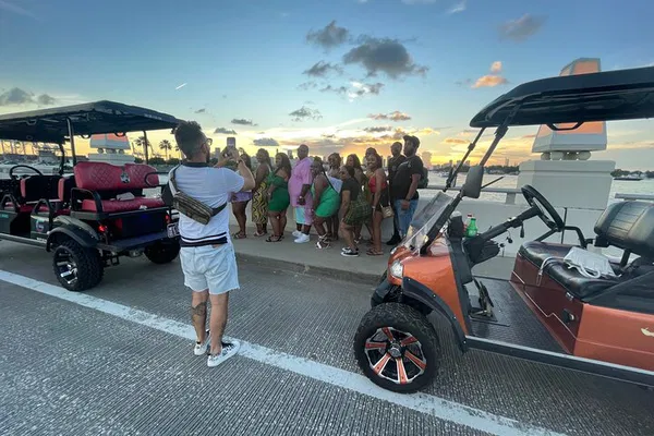 Miami Beach's Coolest Golf Cart Tour: Explore South Beach & Venetian Islands!