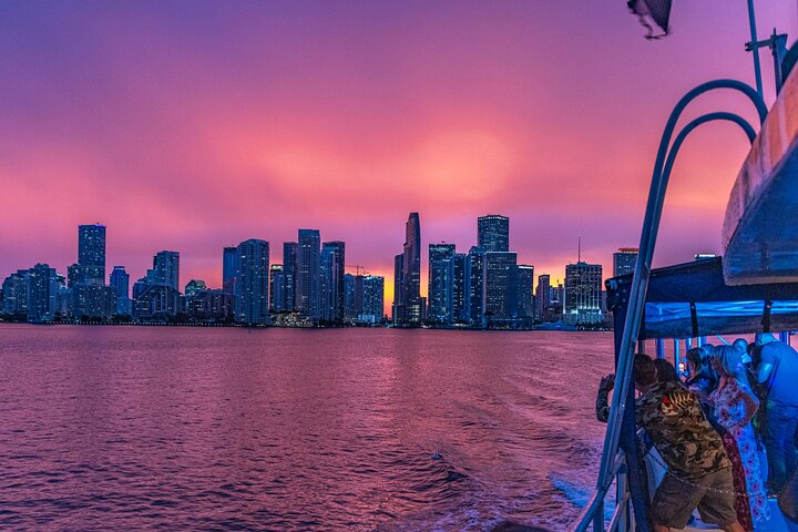 Miami Sunset Cruise: City Lights & Cocktails!