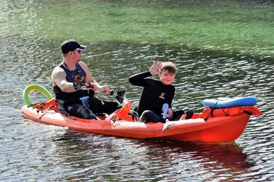 Glide Through Crystal River: Tandem Kayak Adventure for Two!