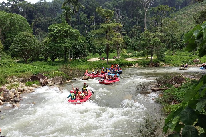 Krabi's Wildest Waters: Rafting Adventure & Monkey Cave