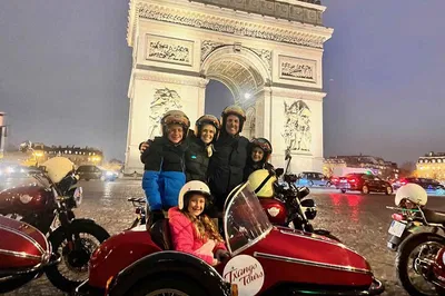 Paris Night Sidecar Tour with Wine - Unique!
