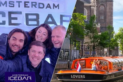 Amsterdam's Coolest Combo: Icebar Adventure & Canal Cruise Delight!