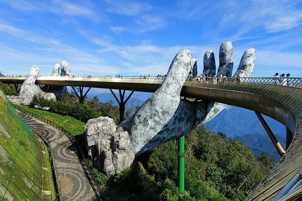 Da Nang: Golden Bridge, Marble Mt & Dragon Bridge Tour