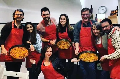 Savor Barcelona: Paella Cooking, Market Tour & Tapas Fiesta!